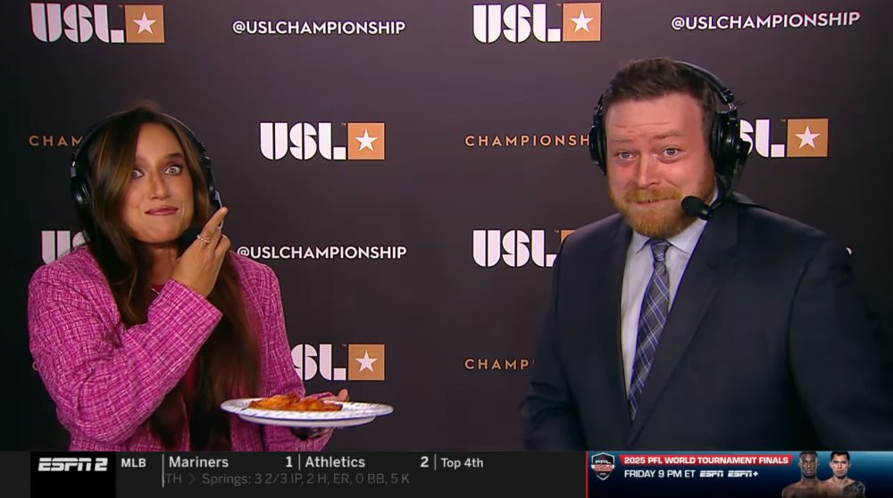 Marion's eyes fully bug-eyed and Mike realizing quickly how much he regrets life right now 