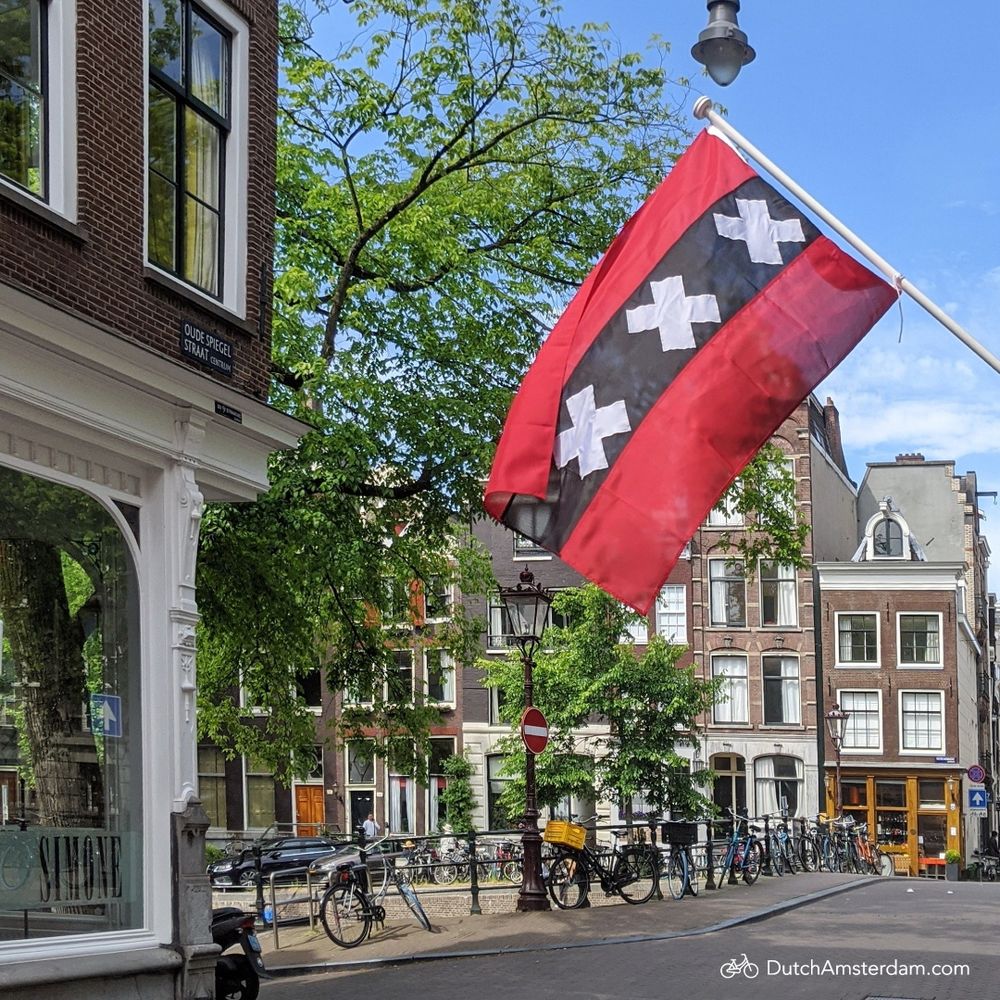 Amsterdam's iconic city flag