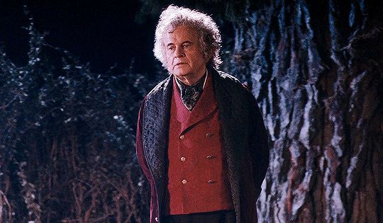Sir Ian Holm as Bilbo Baggins 