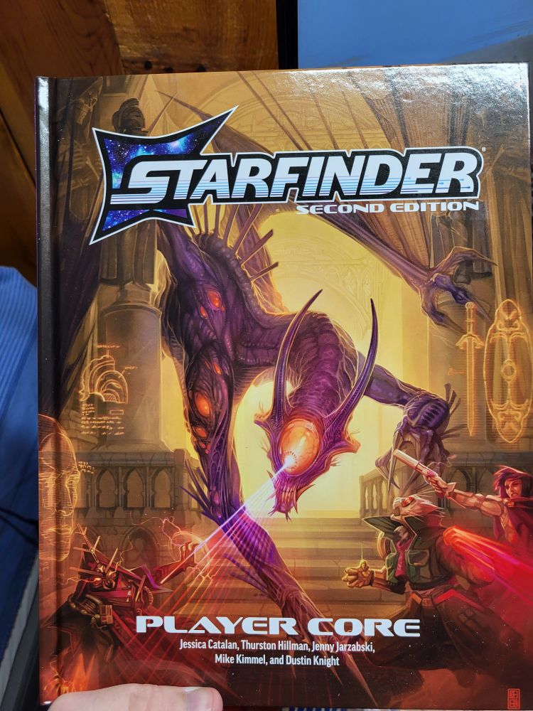 Picture of Paizo's Starfinder 2nd Edition Player Core