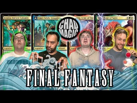 Who is the Best Final Fantasy Commander!?! | Lightning, Army of One v Emet-Selch v Jenova v Yuna