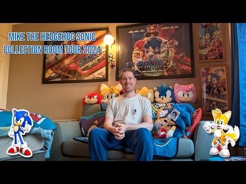 Mike The Hedgehog Sonic Collection Room Tour 2024