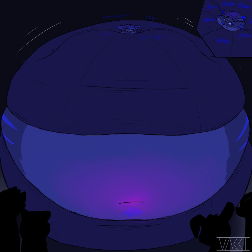 Jake as a giant blueberry uwu
