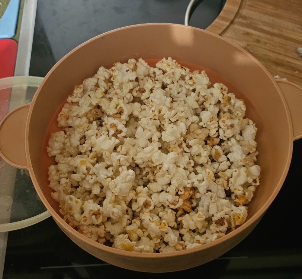 Popcorn im Popcornmaker.