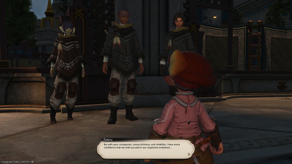 "But with your compassion, resourcefulness, and reliability, i have every confidence that we shall succeed in our respective endeavors."