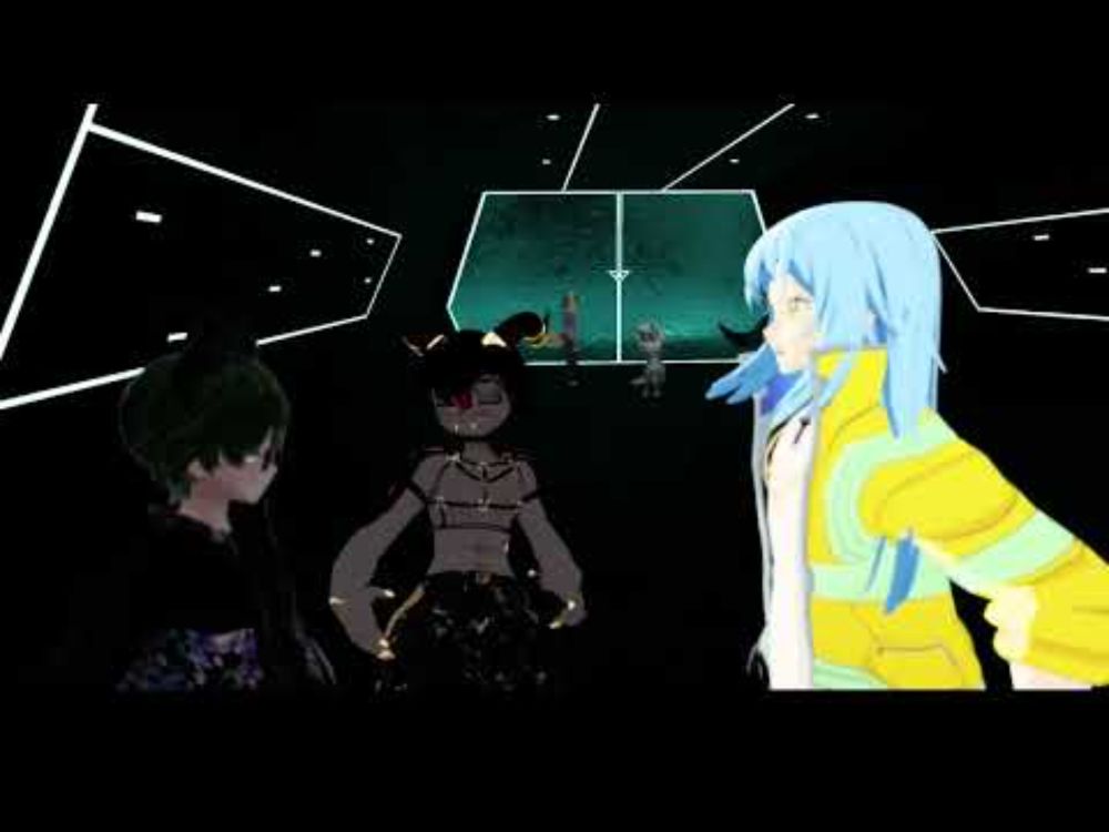 VRChat - Killer Leprechaun - The End of Line & Euro-Corp - Tron Party - 4K