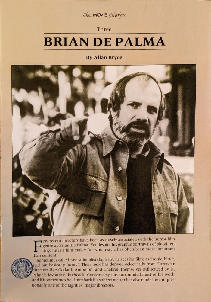 The Movie Makers Three

Brian de Palma