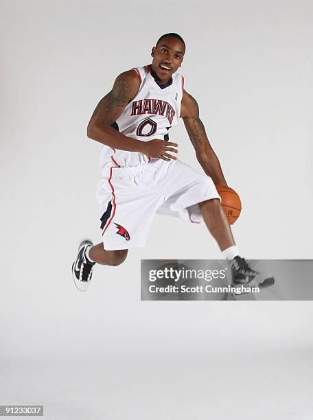 Jeff Teague - 2009 Hawks media day. In air