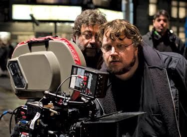 Picture of Guillermo del Toro with a camera