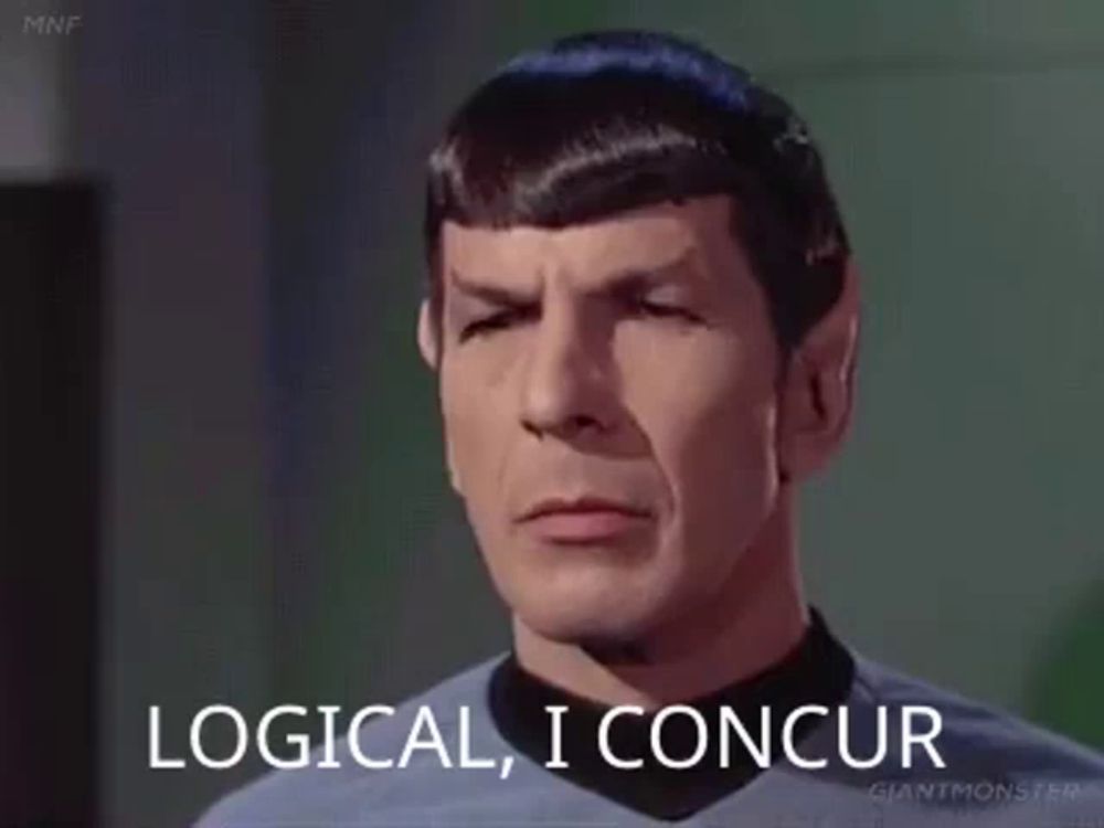 Spock Nod GIF