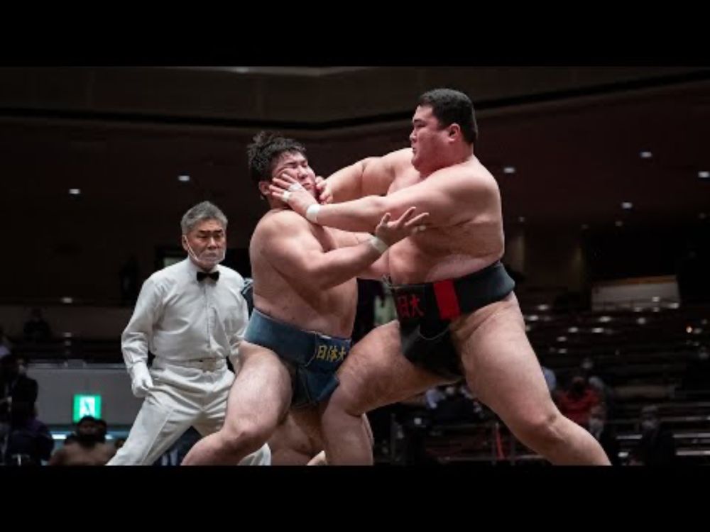 Sumo's future stars face off at the All Japan Sumo Championships