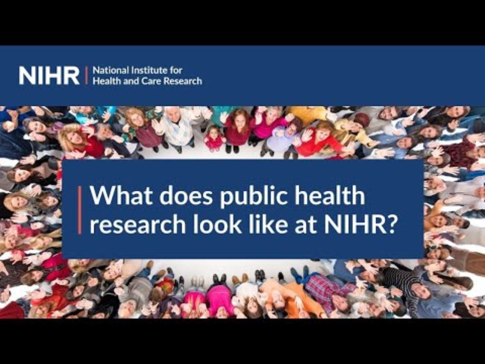 What does public health research look like at NIHR?