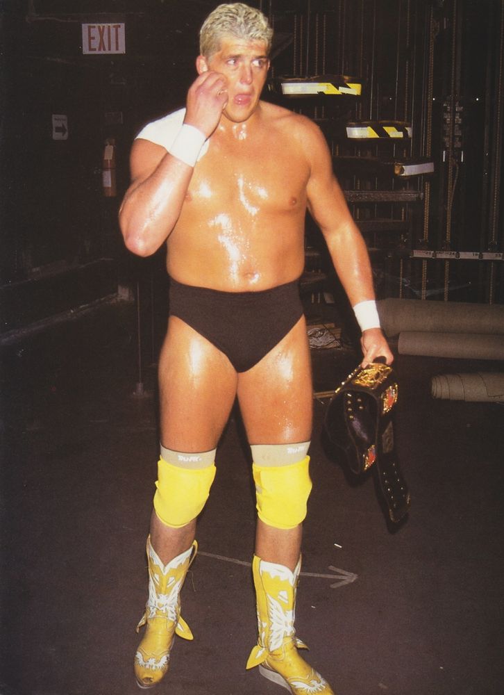 Image of Dustin Rhodes as the WCW United States Champion, 1993