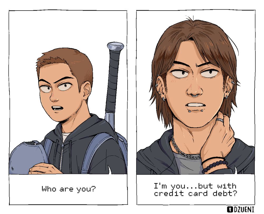 Older Max introduces himself to his younger self.