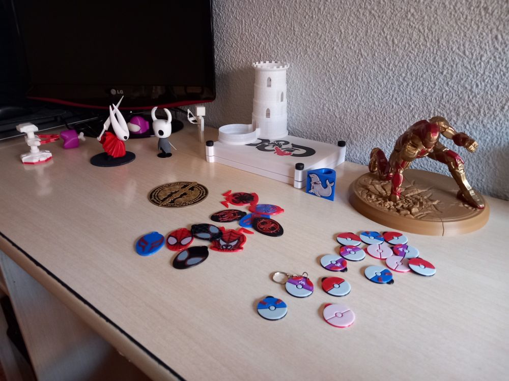 Ejemplos variados de impresión 3D.