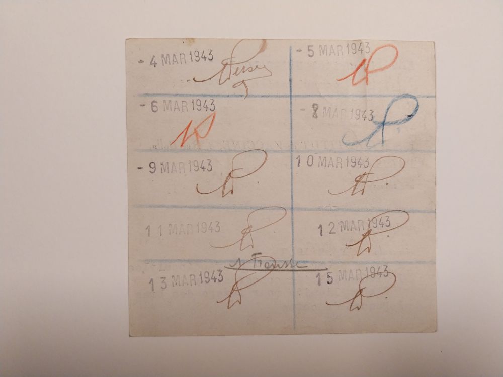 Bon de livraison du matériel de vaccination de l’hôpital Boucicaut, 1943 (Archives AP-HP, 600/FOSS/37).