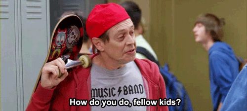 Steve Buscemi “How do you do, fellow kids?” meme.