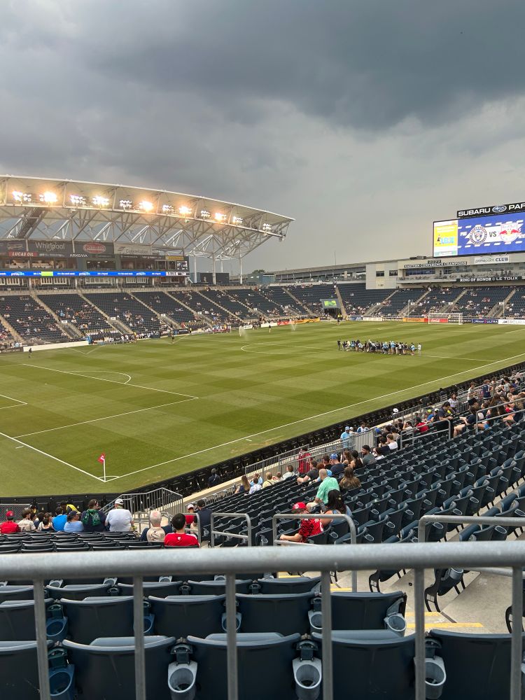 Pre-game at New York Red Bulls vs. Philadelphia Union at Subaru Park 