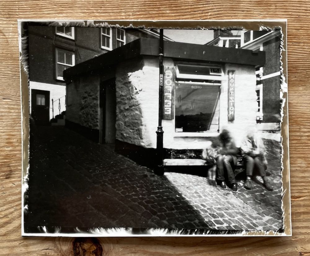 A pinhole photograph of Mount Zion Coffee, St Ives, Cornwall. The best coffee in St Ives by a country mile!