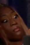 Extreme close-up on Queen Aminata