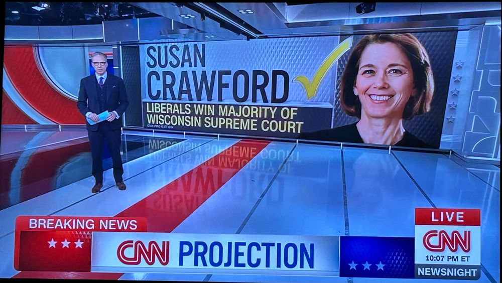 CNN projecting Susan Crawford wins judicial race in WI