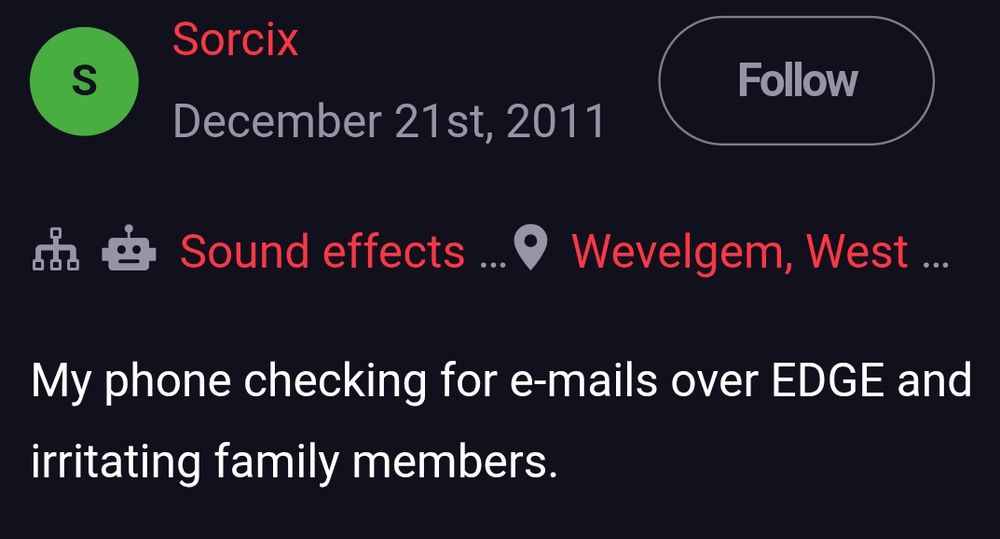 My phone checking for e-mails over EDGE and irritating family members.