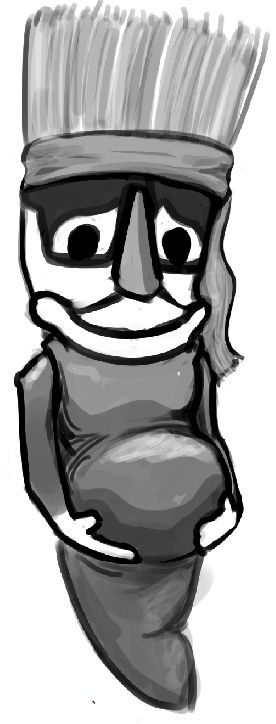 binney brush pregnant (me, 2025)