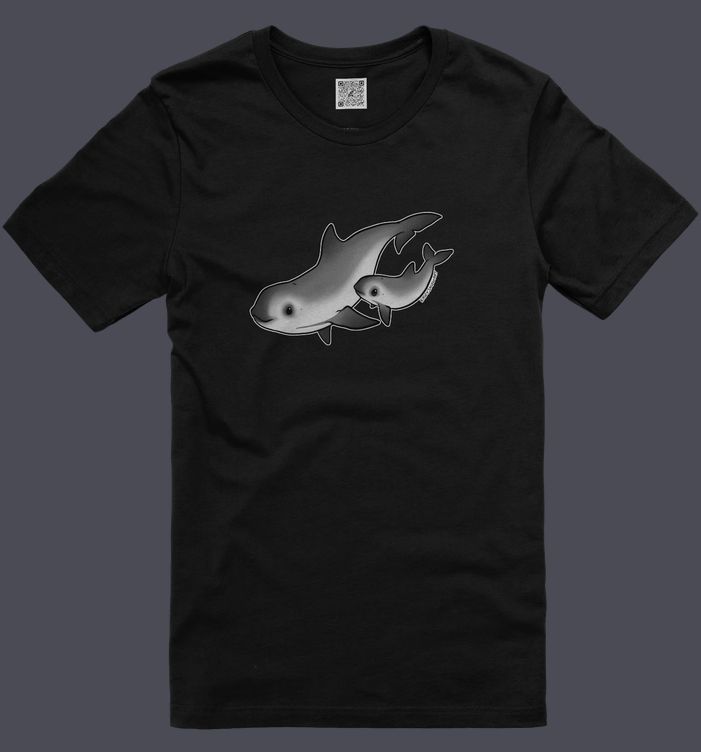 Front of vaquita shirt
