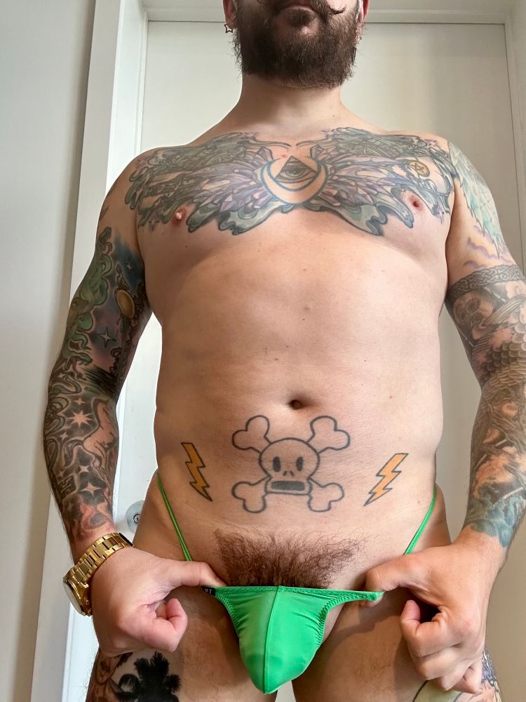 Me showing thong and bush