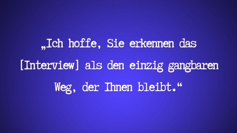 Eine Interviewanfrage mit bedrohlichem Unterton | Übermedien