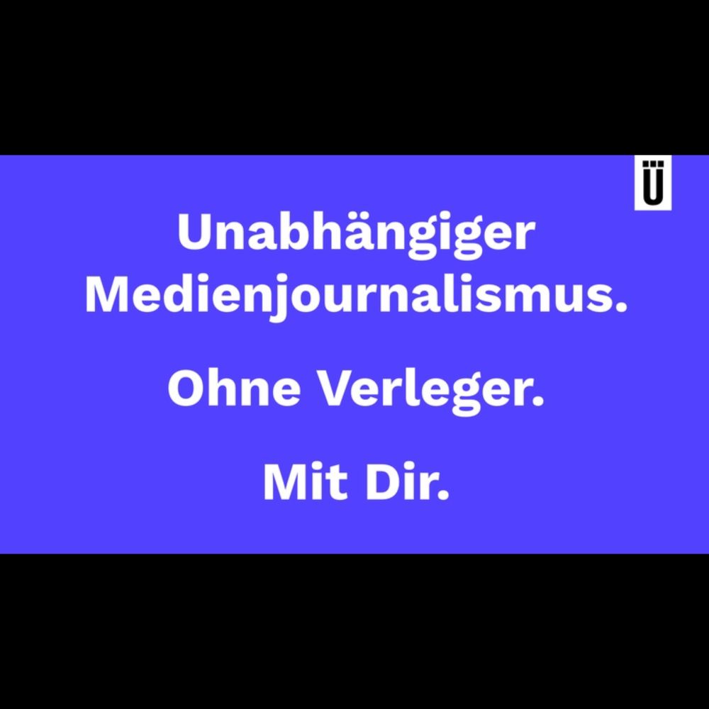 Komm zu Übermedien! | Übermedien