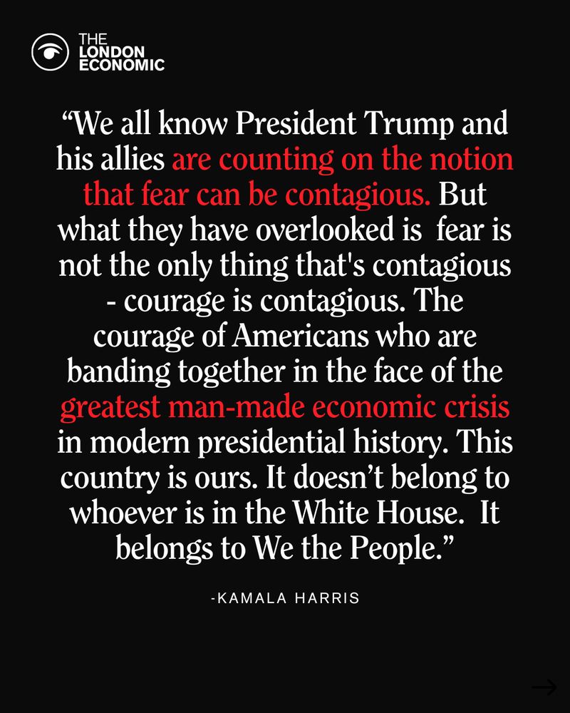 Kamala Harris written quote from speech. 