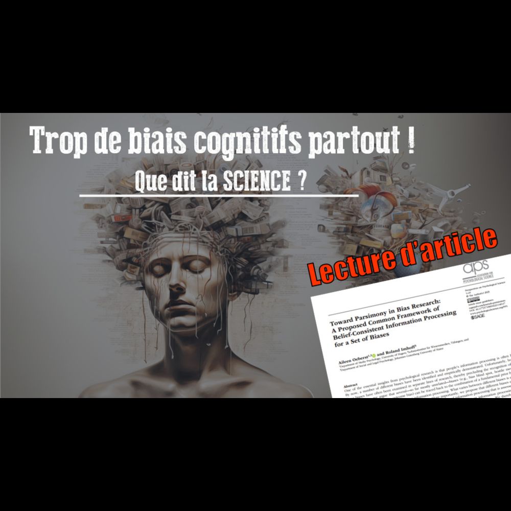 Trop de biais cognitifs partout ?! [Lecture d'article scientifique]