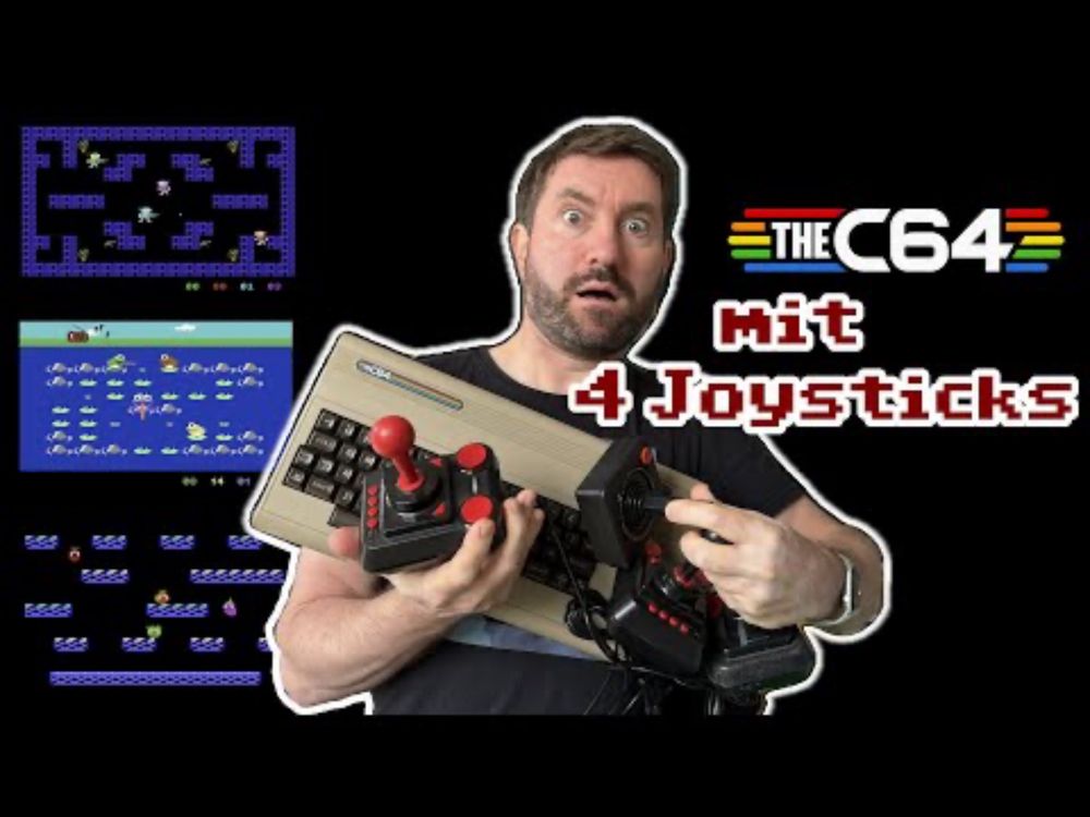 TheC64 (Mini/Maxi) mit 4 Joysticks