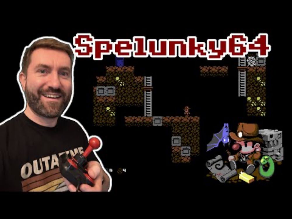 C64 Spielzeit 183 Spelunky64