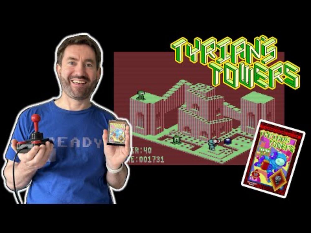 C64 Spielzeit 196 Tyrian's Towers - Eier-Alarm im Retro-Turm!