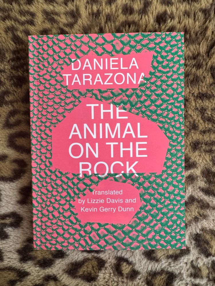 Copy of DANIELA TARAZONA
THE ANIMAL ON THE ROCK
Translated
by Lizzie Davis and Kevin Gerry Dunn
On a faux leopard cube