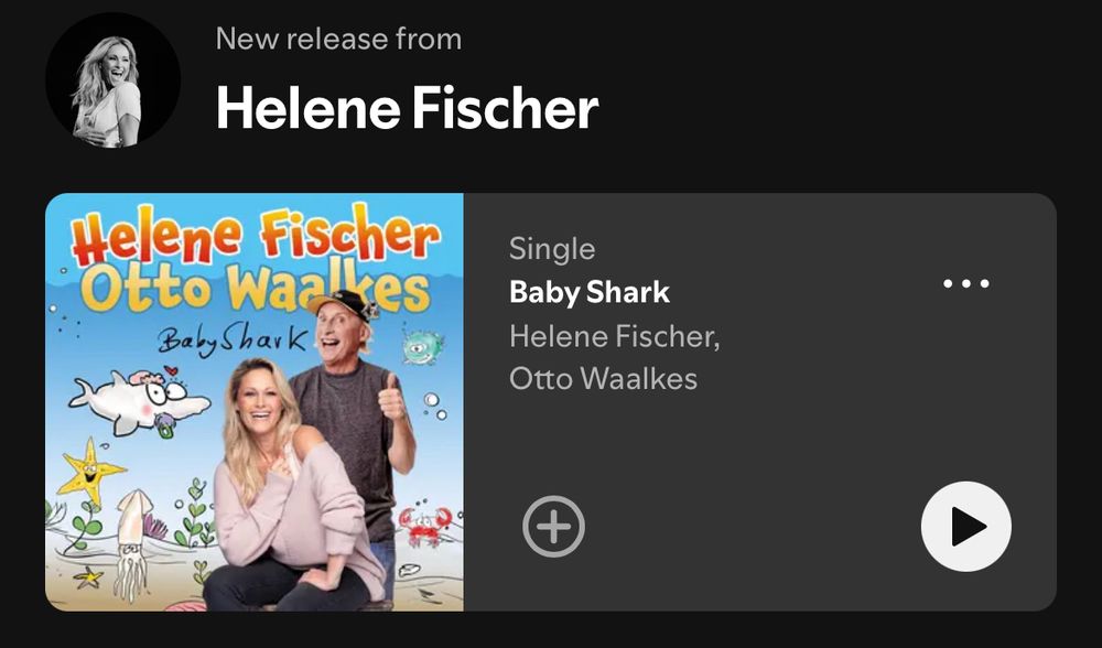 neuer Song baby shark von Helene Fischer und Otto waalkes 
