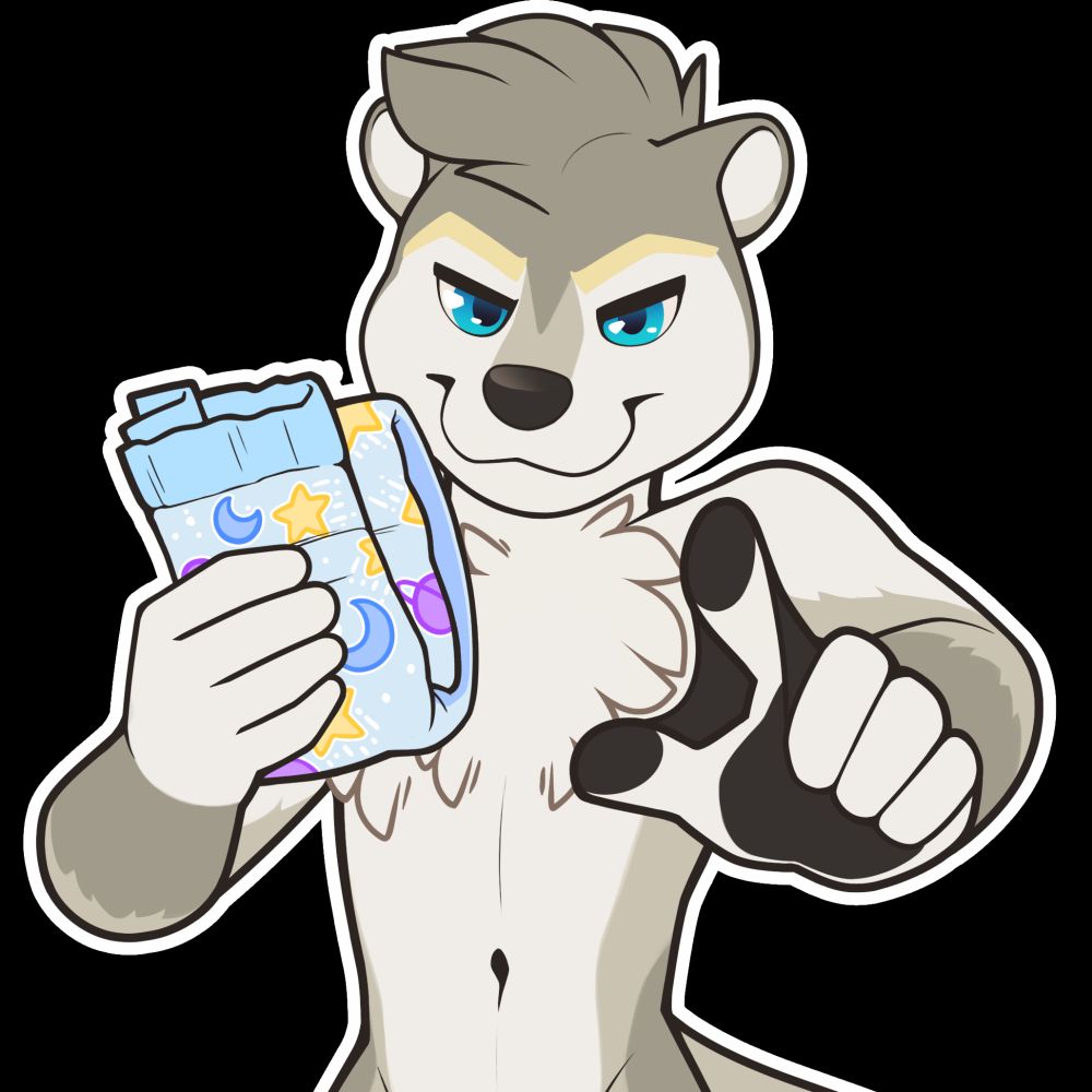 An anthropomorphic otter offering you a diaper change