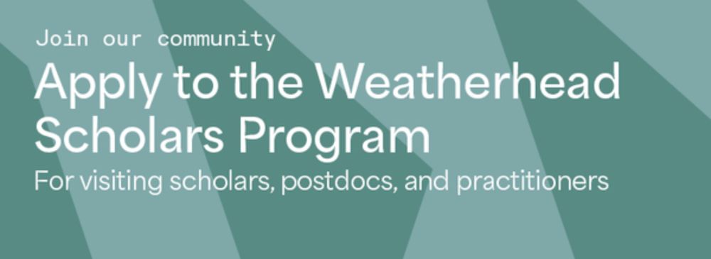 Call for Applications: The Weatherhead Scholars Program - Specialization on Climate Change and Environmental Issues in the MENA - Project on Middle East Political Science