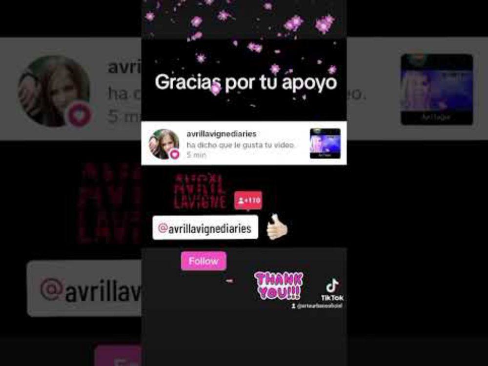 🧡Gracias por tu Apoyo en mi Tik Tok #diaries #avrillavigne #apoyourbano #musicosentiktok