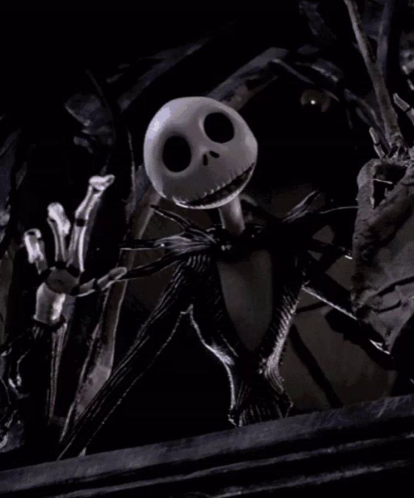 jack skellington from the nightmare before christmas