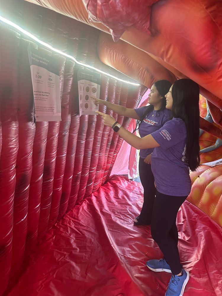 Tour of MD Anderson breast exhibit 