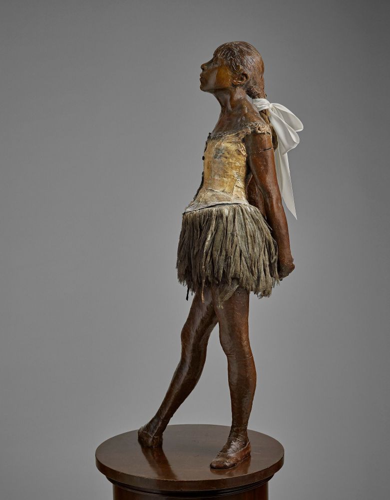 Sculpture: 'Fourteen Year Old Dancer' by Edgar Degas