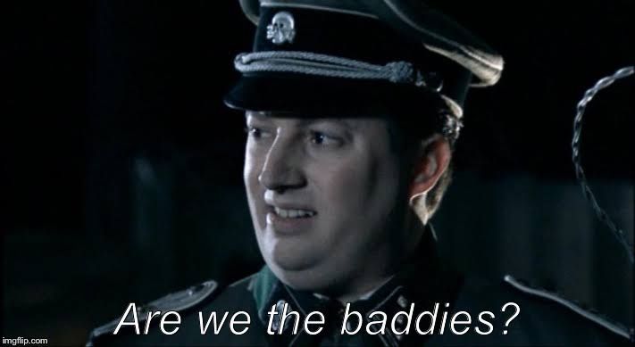 Farewell the baddies?