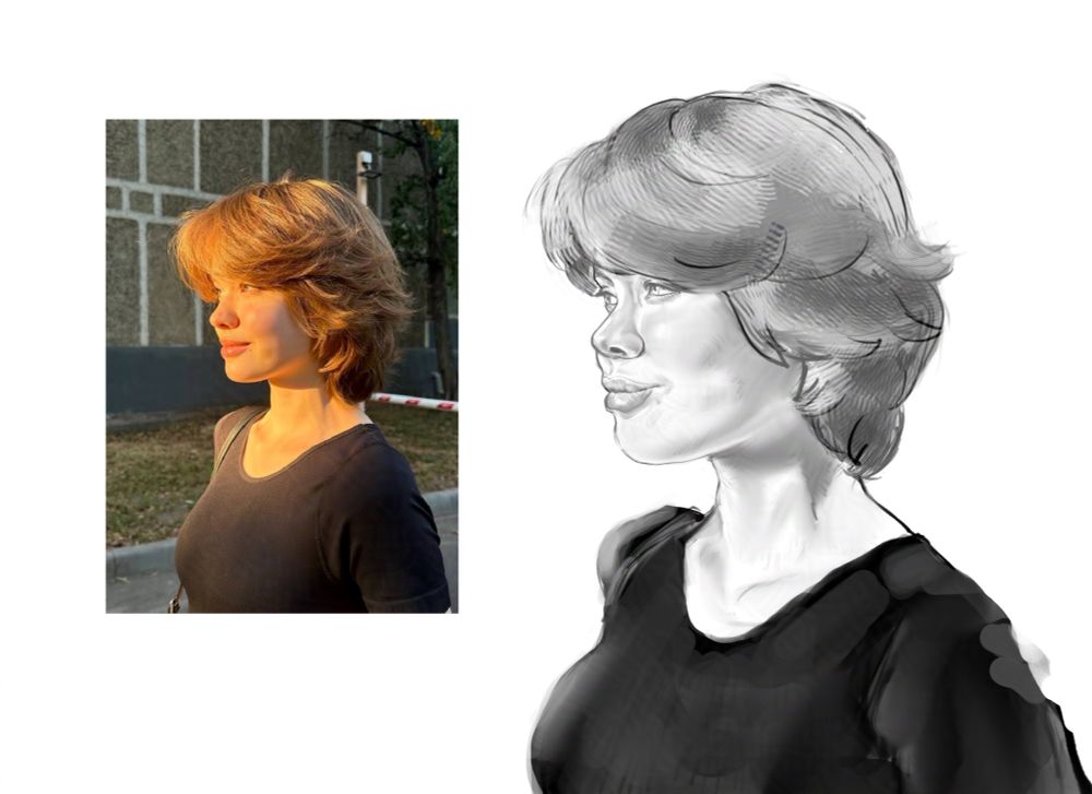 Short portrait practice 
