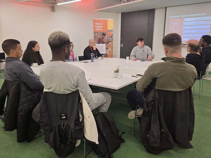 People attending the TechForge workshops in Sheffield