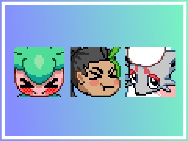 fomantis, nemona and zorua-hisui