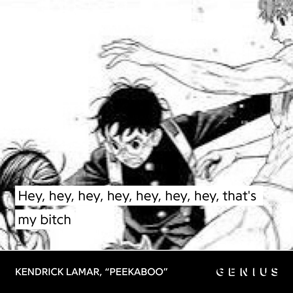 Dandadan meme x Peekaboo by Kendrick Lamar