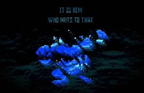 A DELTARUNE prophecy version of the "It is I who nuts to that" meme
